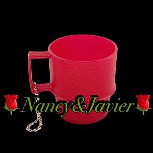 Tupperware toy cup/mug made into a Keychain